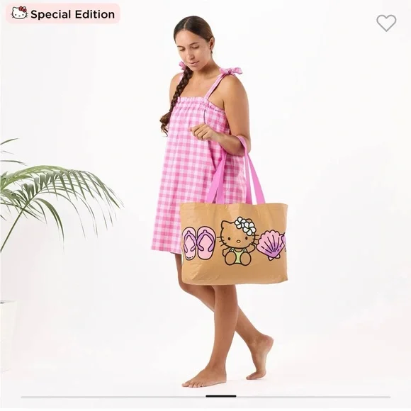 ALOHA COLLECTION SPECIAL EDITION Hello Kitty Holo Holo Tote - Picture 8 of 11